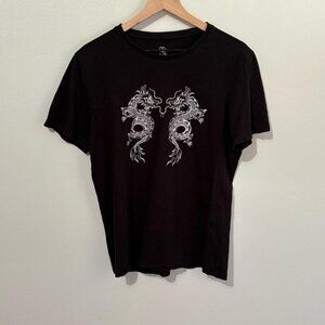 Urban Outfitters Women's Black Jumper